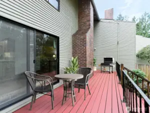 Entertain/ barbeque. Birds/ Deer/ Squirrels.