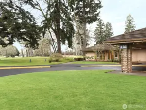 Close to the Golf course.