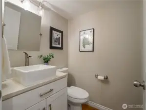 Main floor powder room.
