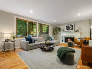 The views from the bonus/great room are second to none with amazing views of the expansive gardens.