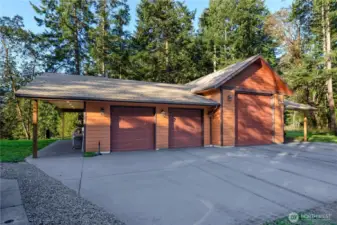 Detached Garage + RV Bay