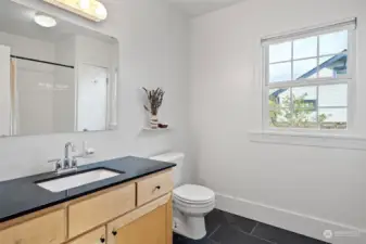 Large full bathroom on the main