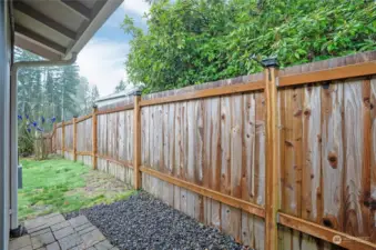 Fenced Backyard