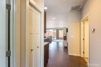 You will find wide hallways and 9 foot ceilings, along with abundant natural light...