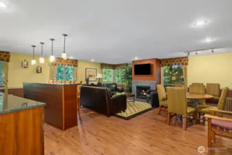 Community Center also includes party area which can be reserved for special functions