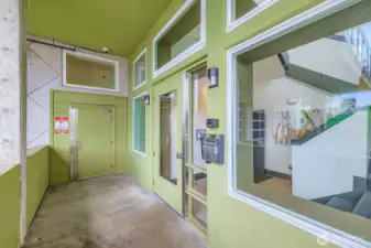 Lobby entrance