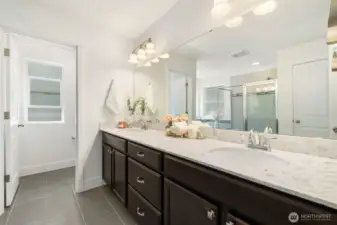 Primary bathroom suite