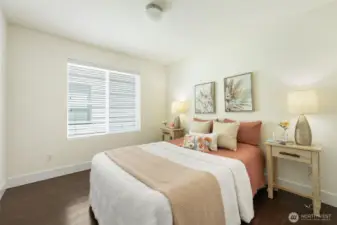 2nd bedroom between primary and upstairs bathroom