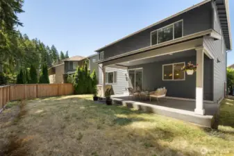 Lots of opportunity with the flat backyard