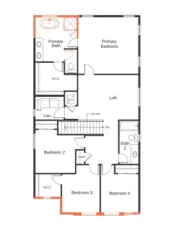 Floor plan floor 2 upper level