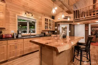 Live edge Cedar Island