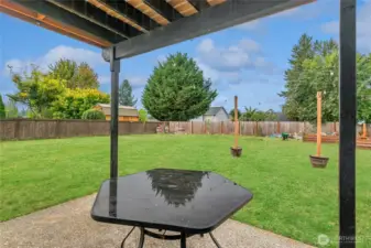 To showcase the potential for a lush lawn.