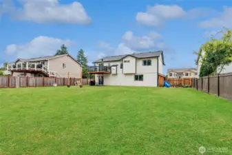 To showcase the potential for a lush lawn.