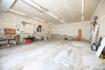 Detached garage shop.