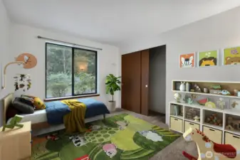 Virtually Staged Bedroom #2.