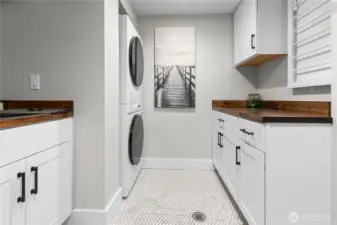 Downstairs laundry