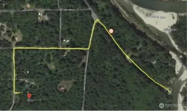 Directions to the community beach