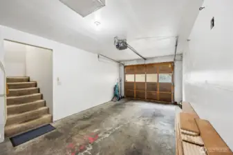 Private entrance directly from the garage.