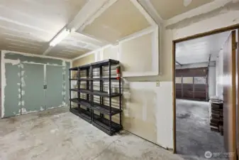 Storage leading into the garage. You can see dimensions in the next few photos.