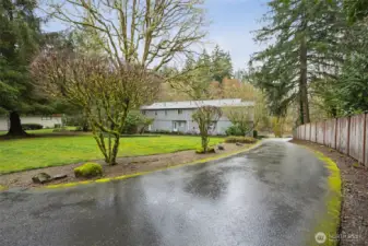 Private drive to your new home.