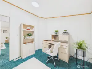 Bedroom 2 currently featured as office