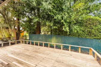 Expansive deck in the backyard allows for plenty of options for entertaining. All decks and walkways pressure washed, with select deck boards replaced prior to listing.
