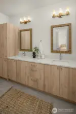Ensuite spa-like bathroom