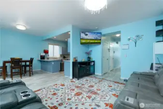 Open Concept Downstairs Living Room