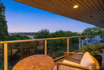 lovely vies from primary toward lake union and capitol hill