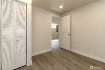 4th bedroom is downstairs