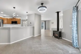 Kitchen with Eating Space