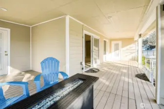 Covered Back Deck