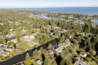 Drone View Looking East