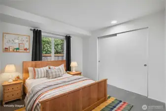 Bedroom #2 -Home features newer professionally installed blinds throughout, designed with dual light-filtering and room-darkening blinds