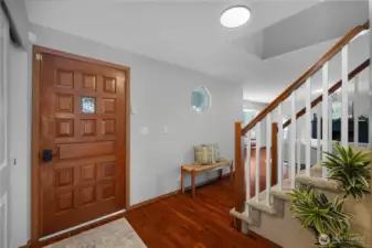 Entry way.  Large coat closet to the left.