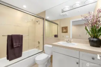 Second bedroom and guest bath.