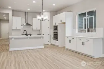 Kitchen - photos not of actual home, taken from a similar Abbot floorplan