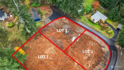 Helen Bay – The lot lines shown are approximate and intended for marketing purposes only. They may not accurately represent the actual property boundaries.