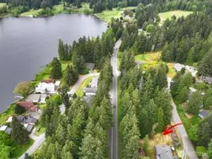 Private lake access located at the corner of Apollo, across Bayview Rd.