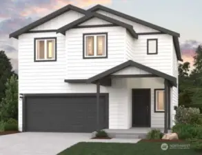 2015-Lina-Elevation A-Depictions of homes or other features are artist conceptions. Hardscape, landscape, and other items shown may be decoration and not included in the purchase price and availability may vary, not promised. Views may also be altered by subsequent construction, tree growth, and landscaping.