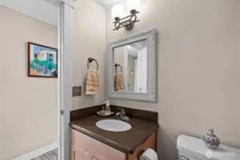 Main floor half bath