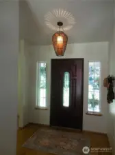 Inside Hardwood Entry, Beautiful Entry Door w/Glass Screen Door