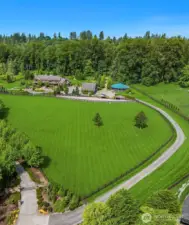 2 driveways into the property adds so much convenience into these stunning grounds.