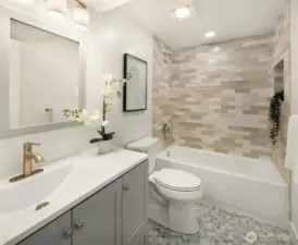 Full Bathroom Down