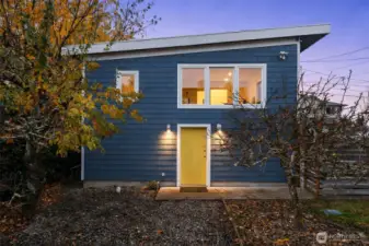 This is the detached garage and potential rental unit.