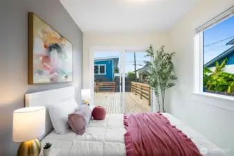 Another bedroom on the main floor.