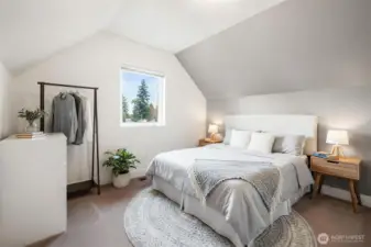 *VIRTUALLY STAGED*   Office area and bedroom found upstairs.