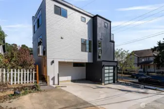 Garage and 1 off street space both with charging are inc.