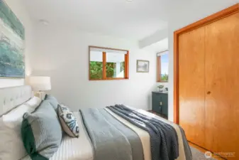 2/3 bedrooms on the bedroom level.