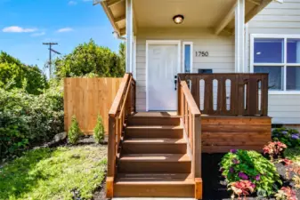 New Decking on Front Deck & Brand New Fence